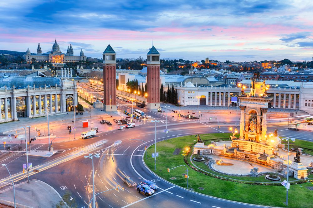 Espagne 1 plaza espana barcelona